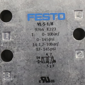 Festo Pneumatikventil VL-5-1/8 9764 OVP