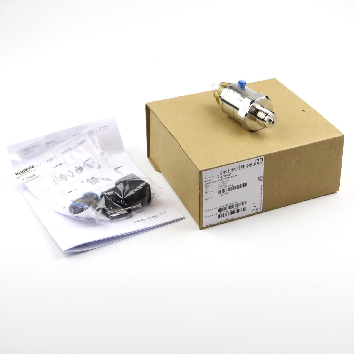 Endress+Hauser Cerabar Drucktransmitter PMC21-1NL0/5H8 OVP
