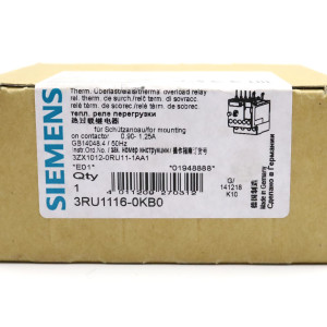 Siemens Überlastrelais 3RU1116-0KB0 OVP