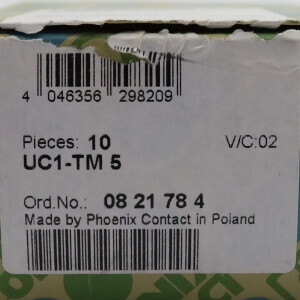 Phoenix Contact Marker f. Klemmen UC1-TM 5 0821784 (10Stk.) OVP