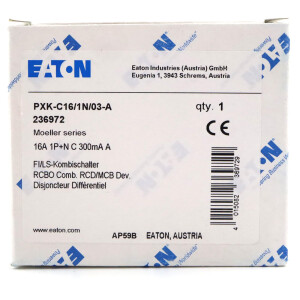 Eaton FI/LS-Kombischalter PXK-C16/1N/03-A 236972 OVP