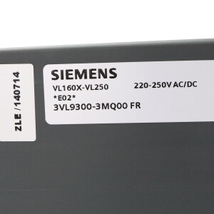 Siemens Leistungsschalter 3VL2708-1DC36-0AB1-Z Z=M22 OVP