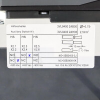 Siemens Leistungsschalter 3VL2708-1DC36-0AB1-Z Z=M22 OVP