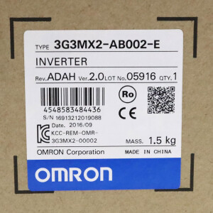 Omron Frequenzumrichter 3G3MX2-AB002-E 0,2kW OVP