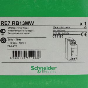 Schneider Electric Zeitrelais RE7RB13MW 031193 OVP