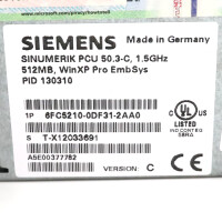 Sinumerik 12,1" TFT 6FC5203-0AF02-0AA1 + PCU 50.3-C 6FC5210-0DF31-2AA0 GEB