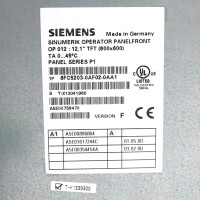 Sinumerik 12,1" TFT 6FC5203-0AF02-0AA1 + PCU 50.3-C 6FC5210-0DF31-2AA0 GEB