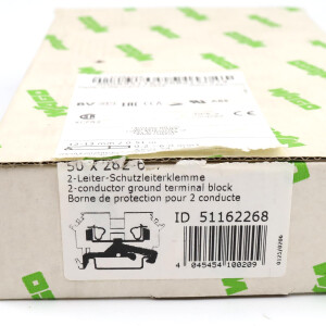 WAGO 2-Leiter-Schutzleiterklemme 282-607 (50Stk.) OVP