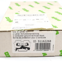 WAGO 2-Leiter-Schutzleiterklemme 282-607 (50Stk.) OVP