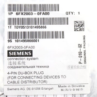 Siemens DU-Box-Stecker 6FX2003-0FA00 OVP