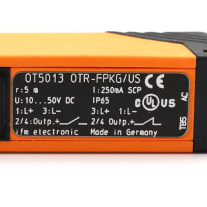 ifm efector 200 Reflexionslichtschranke OT5013 OTR-FPKG/US-100-IPF OVP
