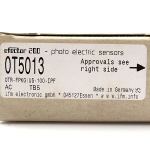 ifm efector 200 Reflexionslichtschranke OT5013 OTR-FPKG/US-100-IPF OVP