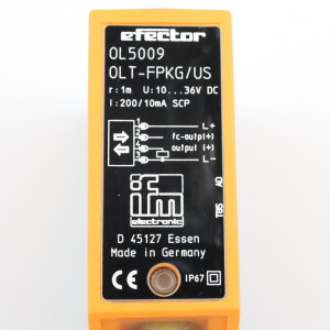 ifm Reflexlichttaster OL5009 OLT-FPKG/US-100 OVP