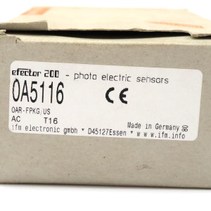 ifm efector 200 Reflexionslichtschranke OA5116 OAR-FPKG/US OVP