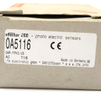 ifm efector 200 Reflexionslichtschranke OA5116 OAR-FPKG/US OVP