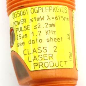 ifm Reflexlichtschranke OG5061 OGPLFPKG/B6/V4A/US-100 OVP