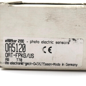 ifm efector 200 Reflexlichttaster OA5120 OAT-FPKG/US OVP