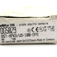 ifm efector 200 Reflexlichttaster OG5029 OGT-HPKG/US-100-DPS OVP
