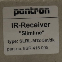 Pantron IR-Receiver SLRL-M12-5m/dk 8SR415005 OVP