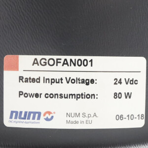 NUM Fan AGOFAN001 24VDC GEB