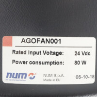 NUM Fan AGOFAN001 24VDC GEB