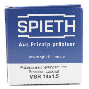 Spieth Präzisionssicherungsmutter MSR 14x1.5 OVP