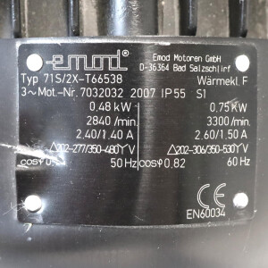 Karl Klein Radialventilator DNG 5-19/S15 1185-1450m³/h GEB