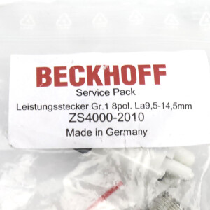 Beckhoff EMV-Leistungsstecker ZS4000-2010 OVP
