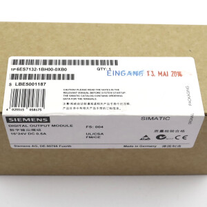 Simatic S7 ET200L 6ES7 132-1BH00-0XB0 E-Stand:04 SIE