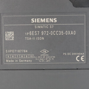 Simatic S7 TS-Adapter TSA-11 ISDN 6ES7 972-0CC35-0XA0 E-Stand:05 OVP