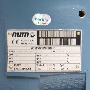 NUM AC-Servomotor AMS100GB1Q22CR0 GEB