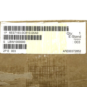 Simatic S7 ET200B 6ES7 193-0CB10-0XA0 E-Stand:03 OVP