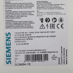 Siemens Drehantrieb 3LD9284-1B OVP