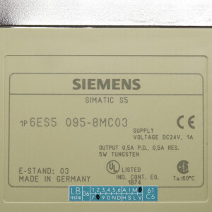 Simatic S5 CPU095 6ES5 095-8MC03 E-Stand:03 OVP