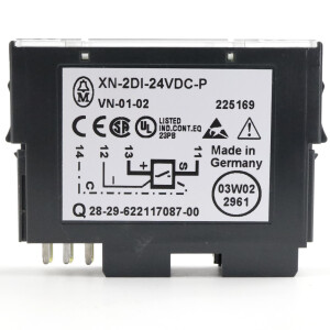 Klöckner Moeller Eingangsmodul XN-2DI-24VDC-P 225169 OVP