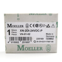 Klöckner Moeller Eingangsmodul XN-2DI-24VDC-P 225169 OVP
