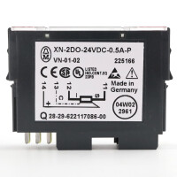 Klöckner Moeller Ausgangsmodul XN-2DO-24VDC-0.5A-P 225166 OVP
