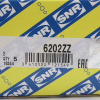 SNR Kugellager Rillenkugellager 6202ZZ (5Stk.) OVP