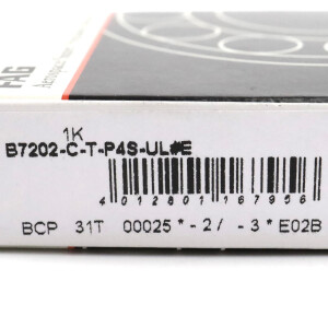 FAG Kugellager Spindellager B7202-C-T-P4S-UL OVP