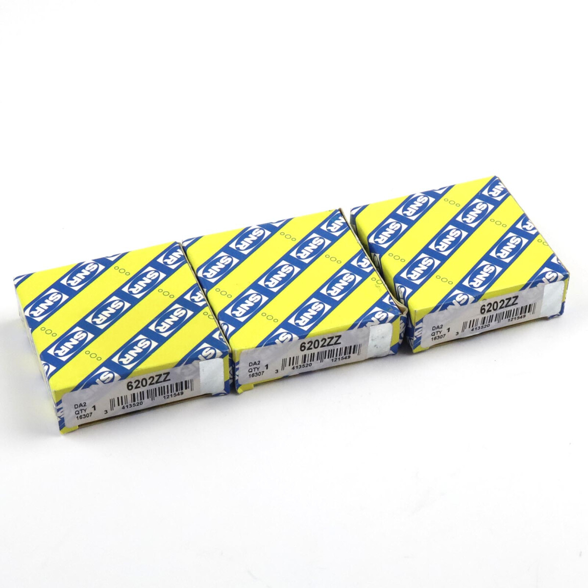 SNR Kugellager Rillenkugellager 6202ZZ (3Stk.) OVP