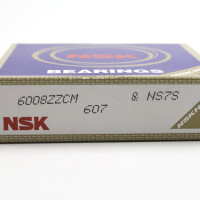 NSK Kugellager Wälzlager 6008ZZCM NS7S (2Stk.) OVP