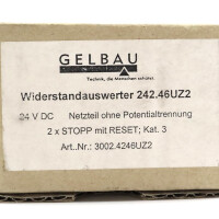 GELBAU Widerstandsauswerter 242.46UZ2 3002.4246UZ2 OVP