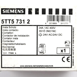 Siemens INSTA-Schütz 5TT57312 OVP