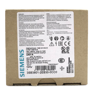 Siemens Gehäuse für Befehlsgeräte 3SB3801-2EB30-0CC0 OVP