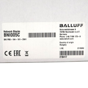 Balluff Netzwerk-Modul BNI005C BNI PBS-104-101-Z001 SIE