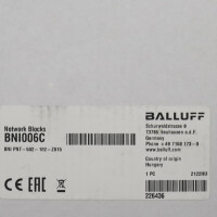 Balluff Netzwerk-Modul BNI006C BNI PNT-502-102-Z015 OVP