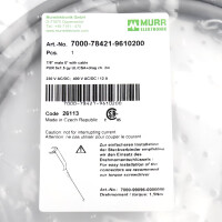 MURR ELEKTRONIK Powerleitung 7/8 St. 0° freies Ltg-ende 7000-78421-9610200 OVP