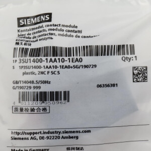 Siemens Kontaktmodul 3SU1400-1AA10-1EA0 OVP