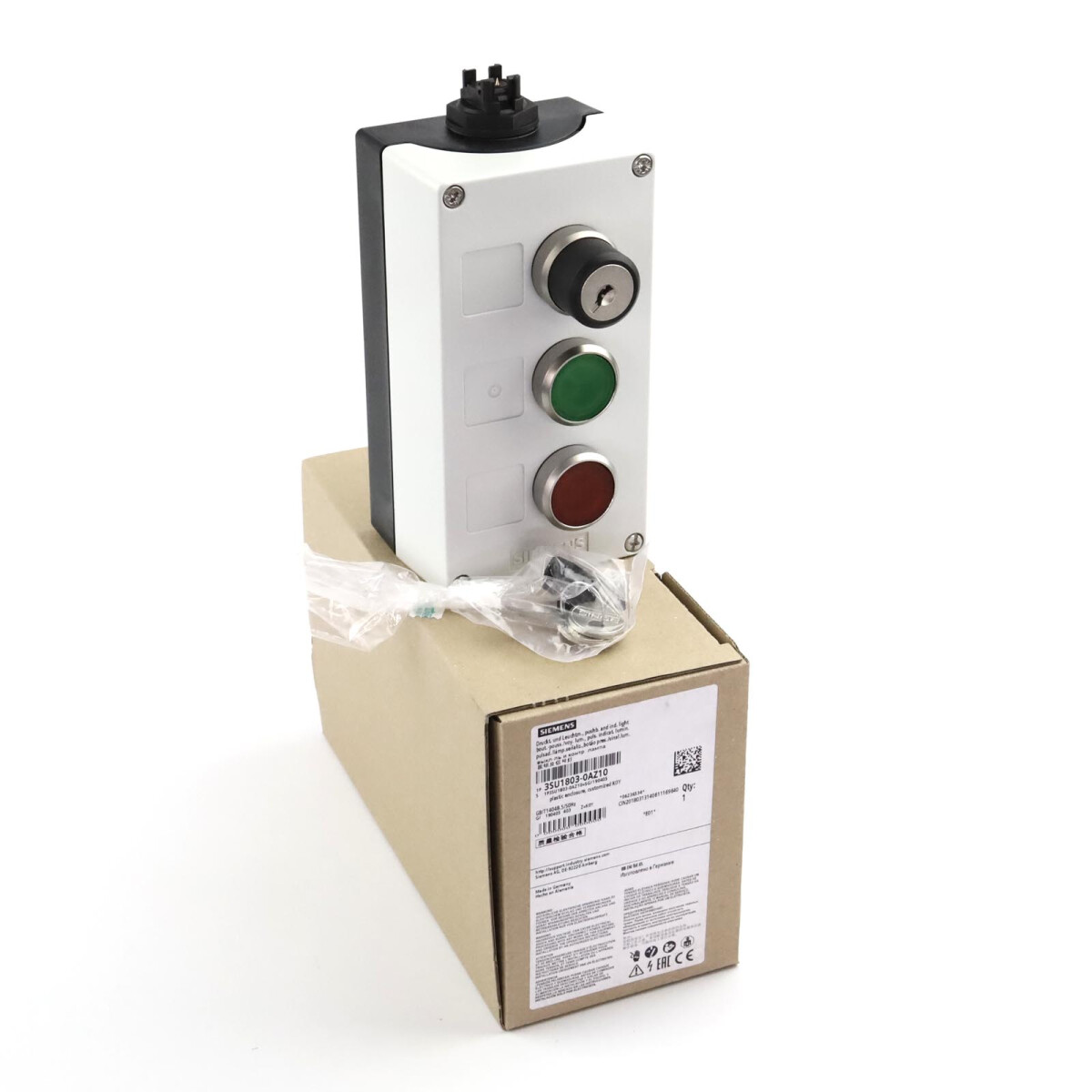 Siemens AS-Interface-Gehäuse 3SU1803-0AZ10-Z Z=K0Y OVP