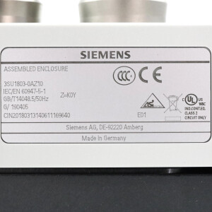 Siemens AS-Interface-Gehäuse 3SU1803-0AZ10-Z Z=K0Y OVP